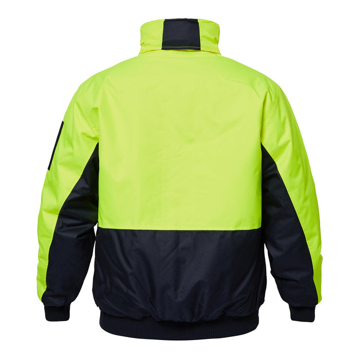 WW9012 Thunder Hi Vis Modern Bomber Jacket