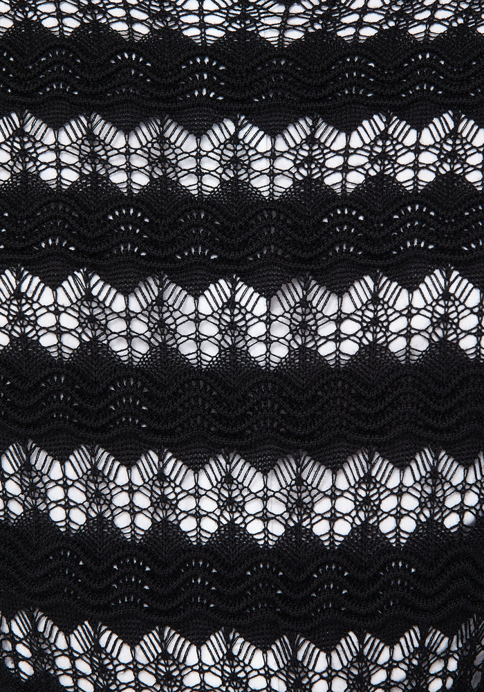 Wyn Cotton ZigZag Knit Long Sleeve Jumper