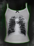 "x-ray" baby tank top