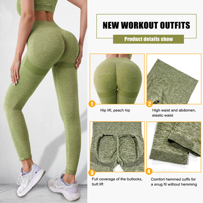 Yoga Leggings High Waist Scrunch Butt Lifter Tummy Control Fitness Gym Pants