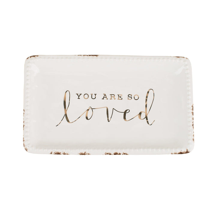 You Are So Loved Trinket Tray Glory Haus, Inc trinket tray