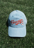 Youth Chicago 1876 Denim Dad Hat - Light Denim