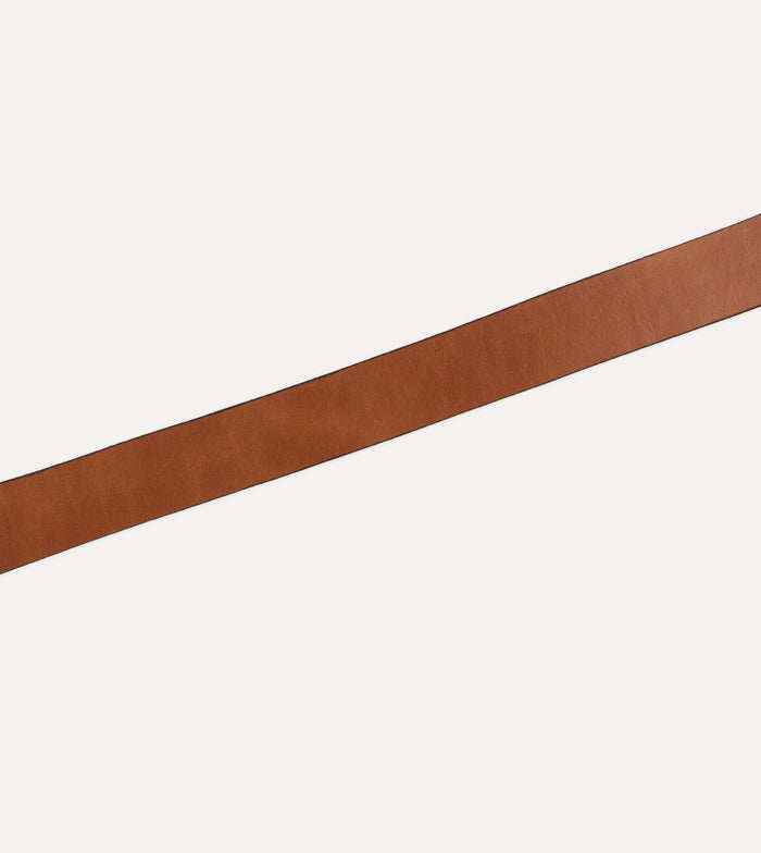 Yuketen Buck Brown Stitched D-Ring Belt