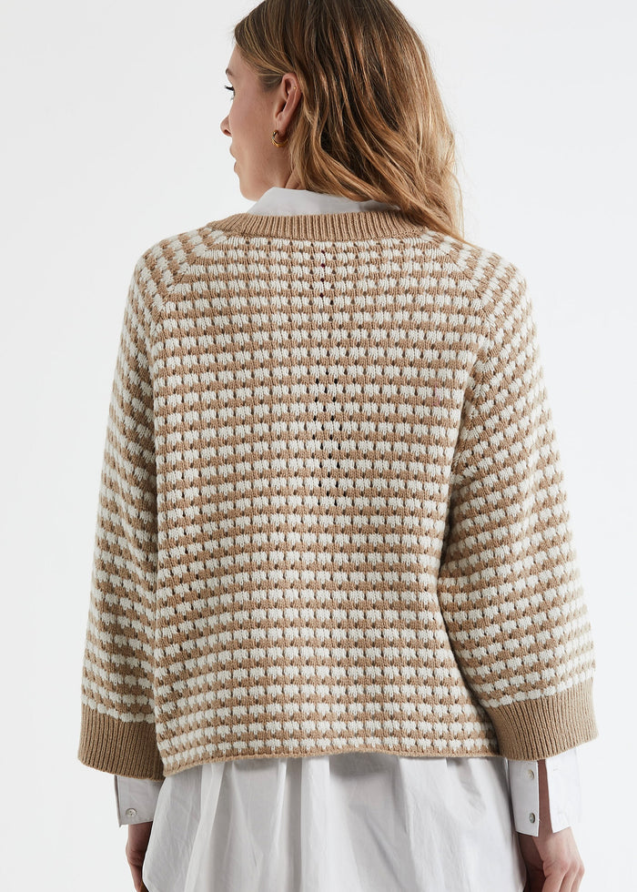 Zaket & Plover - Texture Jumper - Camel - ZP7105 - Camel.