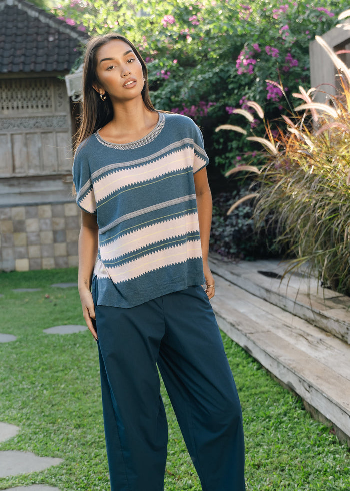 Zaket & Plover - Zig Detail Top