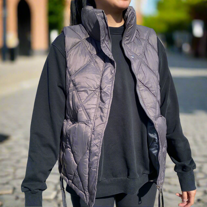 Zip-Up Puffer Vest - SexyModest Boutique